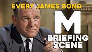 James Bond 007 | EVERY "M" SCENE COMPILATION