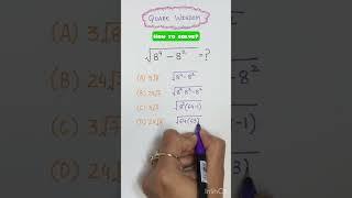 Easy hack to solve this SAT Math problem fast #shorts