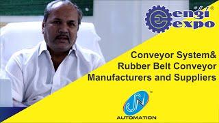 CONVEYOR SYSTEM: Manufacturers and Suppliers of Rubber Belt Conveyor | Material Handling Expo 2019