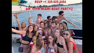 All-Inclusive AM to PM Miami Boat Party