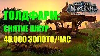 ГОЛДФАРМ 48000 ЗОЛОТА В ЧАС НА СНЯТИЕ ШКУР В Wow Dragonflight