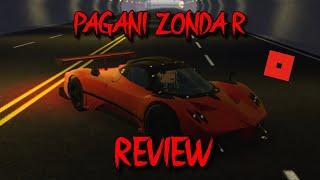 PAGANI ZONDA R REVIEW -  Roblox Vehicle Simulator