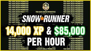 Advanced FAST XP & MONEY Method | Snowrunner Tips & Tricks | Level Up FAST | Not a Glitch / Exploit