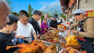 Market Life in Hangzhou, China: Fried Fish, Egg Dumplings, Crispy Rice Wrap, Southern Chinese Flavor