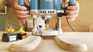 Фрезерование подлокотников для детского стульчика, milling armrests