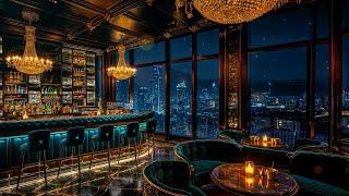 Relaxing Smooth Jazz in Luxury Bar Ambience ~ Saxophone Background Jazz Music for Stress Relief