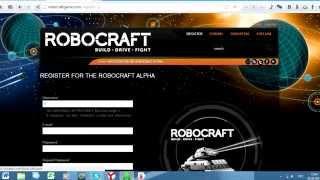 Как зарегистрироваться в Robocraft