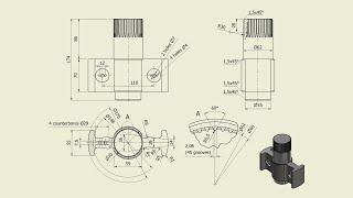 Tutorial Inventor - 102 ROTOR WITH BLADES (Part-064)