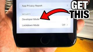 How To Turn ON Developer Mode on iPhone or iPad! [Developer Options]