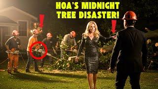 HOA Karen Cut Down My 100 Year Old Tree at Midnight   Now She Got a Felony Charge