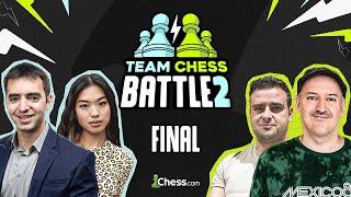 TEAM CHESS 2 FINAL: Eric Rosen & Nemo Zhou vs Pepe Cuenca & David Martinez!!