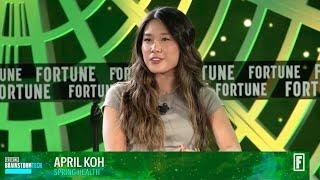 Spring Health CEO April Koh with Fortune on the State of Unicorns at Brainstorm Tech