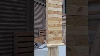 #Jenga de 1.20 m de altura #eltallerdeltano #eltanotablasymuebles #juego #game #madera #woodwork