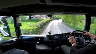 Truck Driver POV Scania S500  - Onboard [4K] in UK