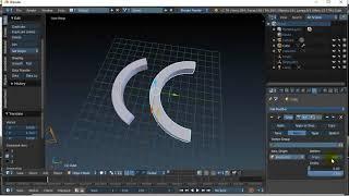 Blender Simple Deform Bend Modifier