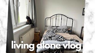 Living alone vlog #19 | decluttering "forgotten" corners, self care haul, simple meals for busy days