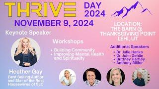 THRIVE Day 2024 Ft. Heather Gay - Tickets Almost Sold Out!!!