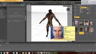 Setting the content Daz Studio