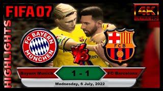 Bayern Munich vs FC Barcelona FIFA 07 2021 Patch 2022 VersionSubscribe to get this Patch for Free!