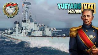 Destroyer Yueyang: Excellent "Solo Warrior" medal - World of Warships