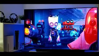 Ratchet and Clank Rift Apart on 65 INCH LG CX OLED and PS5
