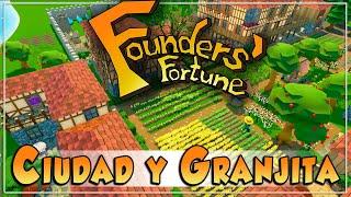 FOUNDERS' FORTUNE | Gestión Colonia Sencillo y Bonito | Primer Vistazo | Gameplay Español