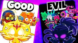 Good vs Evil HEROES in BTD 6!