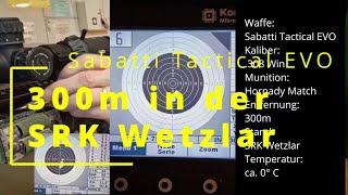 300m mit der Sabatti Tactical EVO