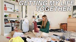 spending the day getting my life together! cleaning my room, unpacking, joining a gym