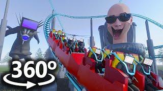 Skibidi Toilet ROLLERCOASTER in 360° | VR / 4K