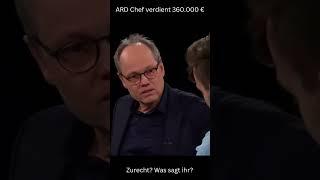 ARD-Chef weiß selbst nicht, warum er 360.000€ verdient‍️