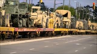 Chasing CSX Military Train, Amtrak horn show, and more!!