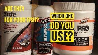 AQUARIUM WATER CONDITIONERS | Fritz Aquatics & Seachem! | Could you use all 3?!