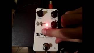 GUMA DRIVE bass overdrive pedal (B3K clone)