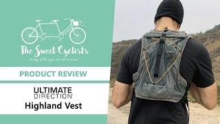 Ultimate Direction Highland Hydration Running / Cycling / MTB Pack Review - 1.5L Reservoir + Pockets
