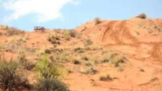 robert's cj on moab rim, sand hill, moab utah