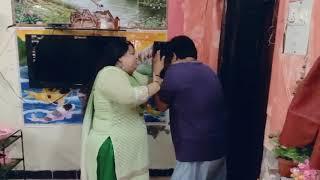 kyon padi Mr Saini mar  puri video Mrmrssaini #shorts #husbandwifeprank