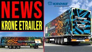 ETS2 NEWS  KRONE Trailer Pack Update: Trailer Dynamics eTrailer