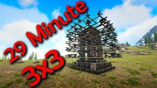 Easy Vault Dropped 3x3 Tower | Ark Survival Evolved Unofficial