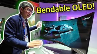 45" Bendable OLED Gaming Monitor: 5K2K Resolution, up to 330Hz!