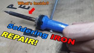 HOW TO FIX A SOLDERING IRON EASY || What's inside a soldering iron