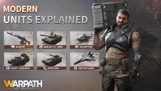 Modern Units Explained | Warpath