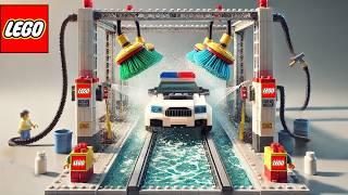 I Built A Lego Car Wash Machine  Lego Auto Tech