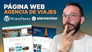 Cómo crear PÁGINA WEB para AGENCIA DE VIAJES【PASO A PASO】 Wordpress, Elementor y WP Travel Engine