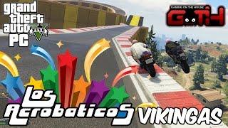 ACROBACIAS VIKINGAS! GTA V  en Español - GOTH