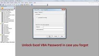 How to crack excel vba password file