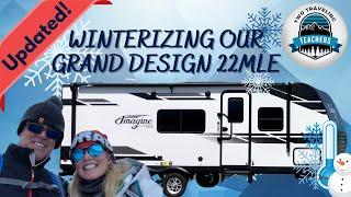 A Step-by-Step Guide to Winterize a Grand Design 22 MLE Travel Trailer