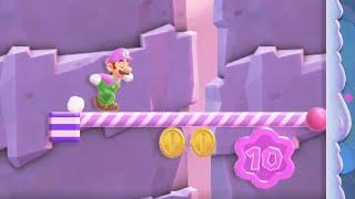 Pole Block Passage: All Purple Coins + Wonder Seeds - 100% Walkthrough! *Super Mario Bros Wonder*
