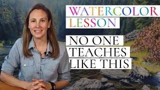 Best watercolor tutorial for beginners | Learn to paint watercolor with Jessica Bryant