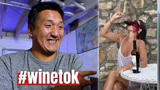 CHAMPAGNE, Andre Mak, & More | REACTING to WINE TikToks